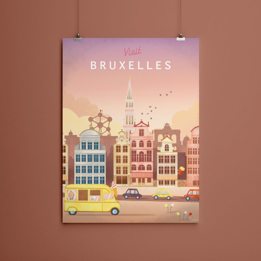 Affiche Visit Bruxelles