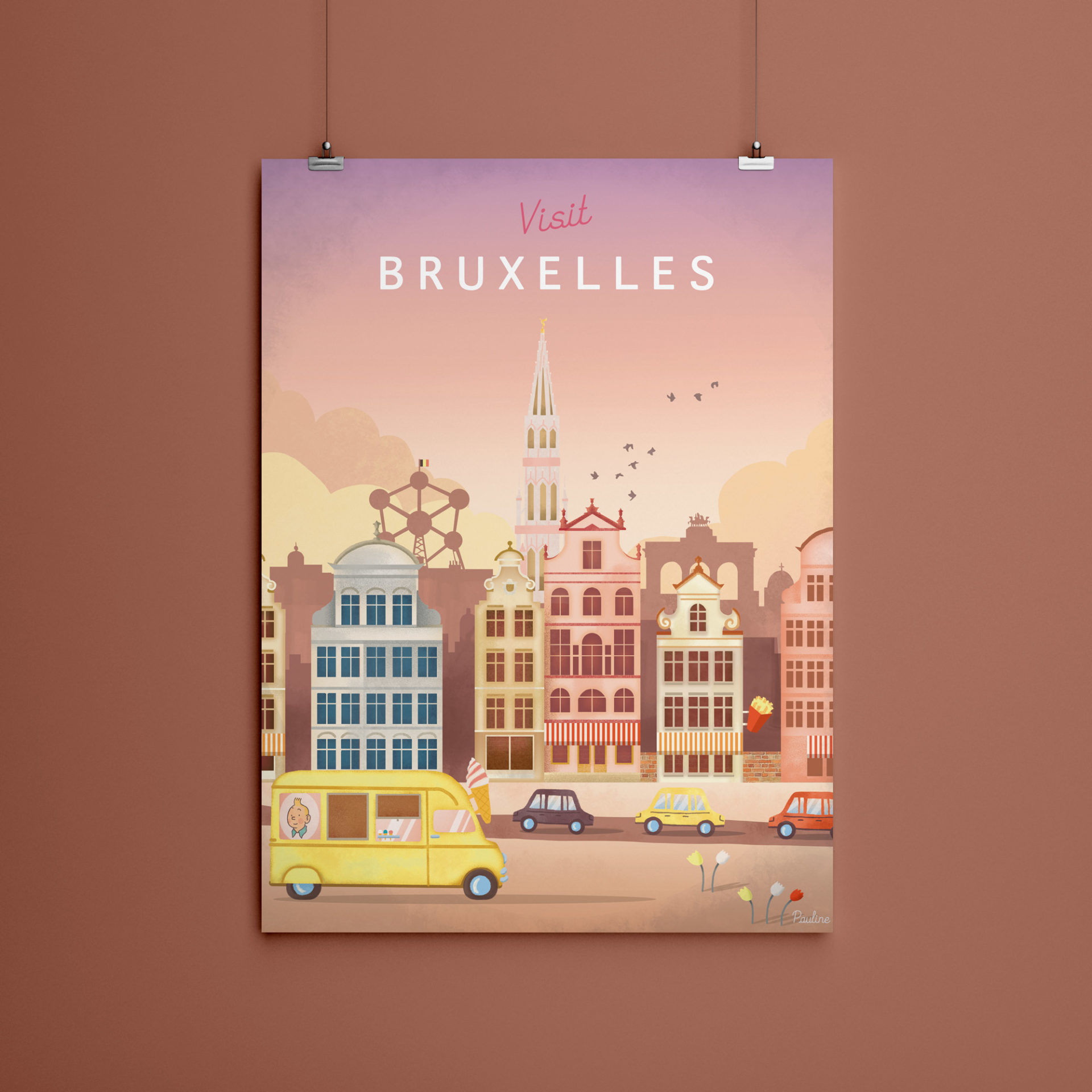 Affiche Visit Bruxelles