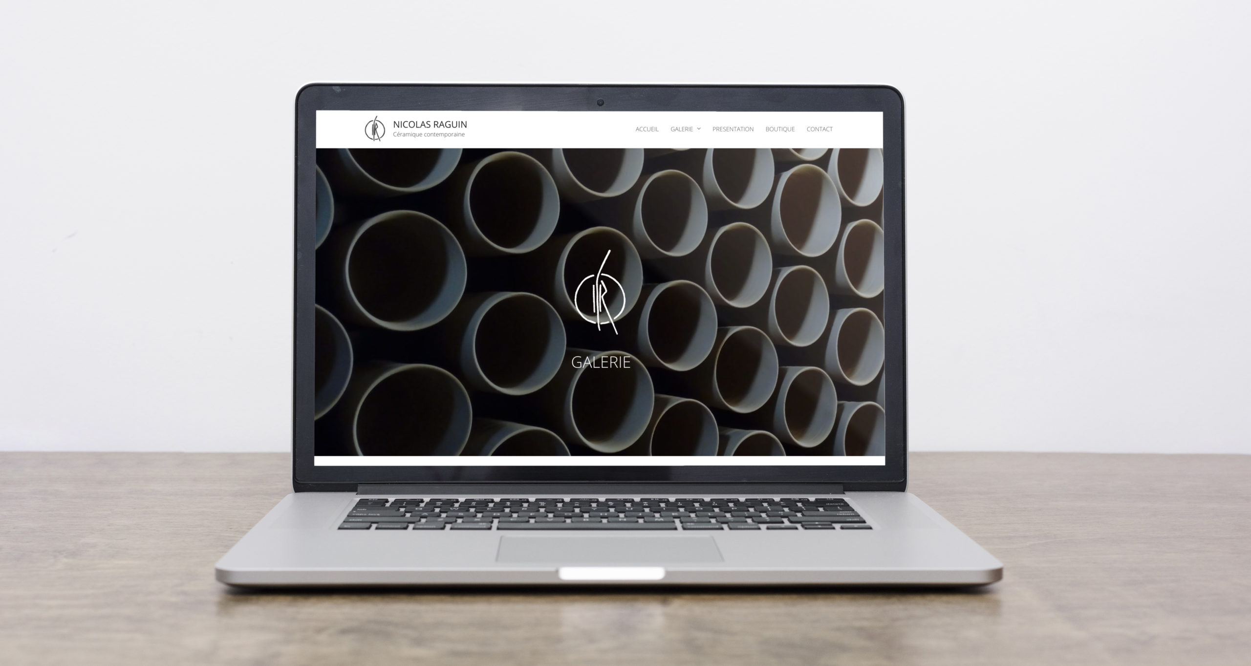 Website Nicolas Raguin page Galerie