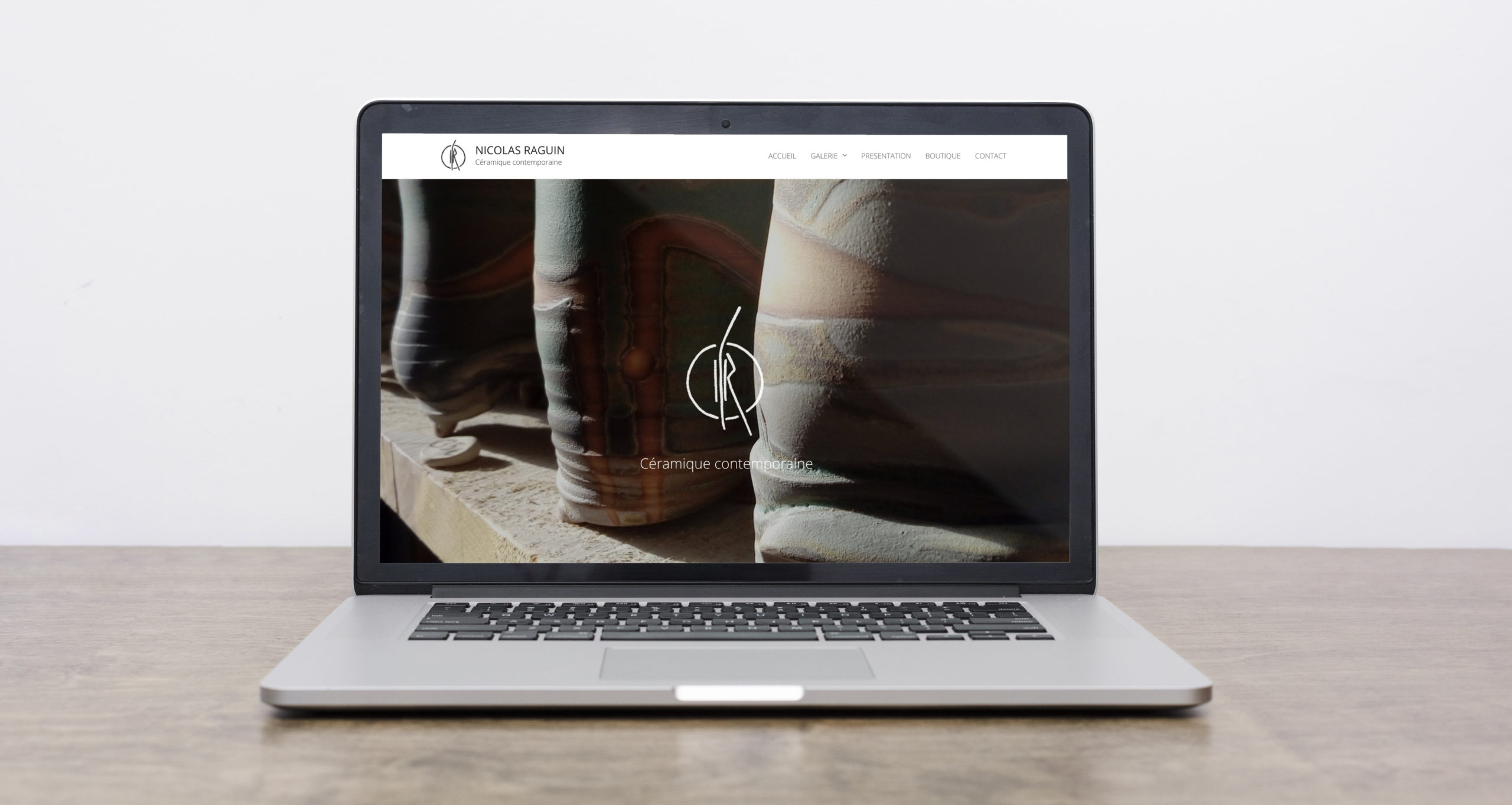 Website Nicolas Raguin homepage
